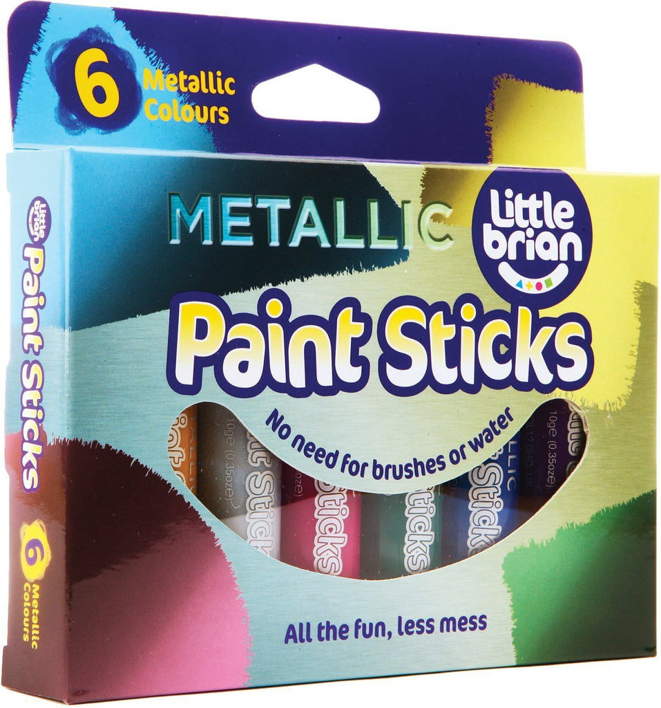 Little Brian | Paint Sticks | Metallic 6 pack