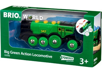 Brio | Trains | Battery Operated Green Locomotive