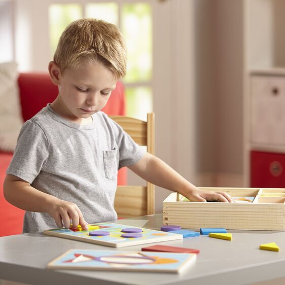 Melissa & Doug | Beginner Pattern Blocks