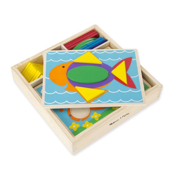 Melissa & Doug | Beginner Pattern Blocks