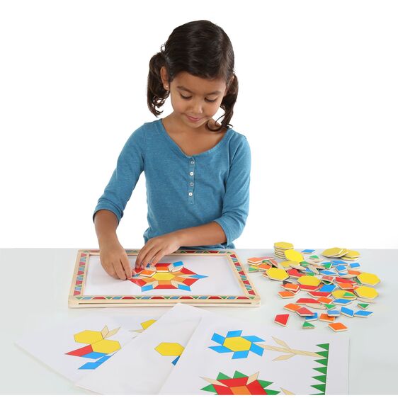 Melissa & Doug | Magnetic Pattern Block Kit