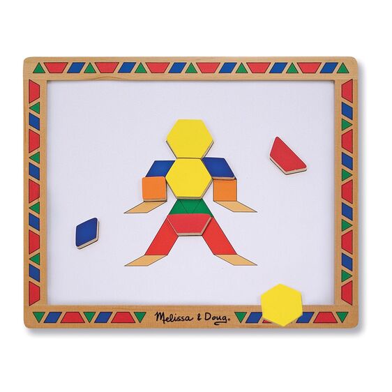 Melissa & Doug | Magnetic Pattern Block Kit