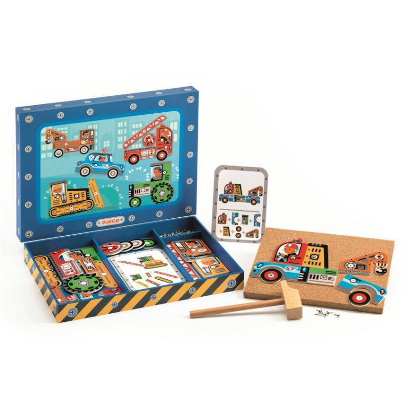 Djeco | Tap Tap Set | Vehicle Tap Tap