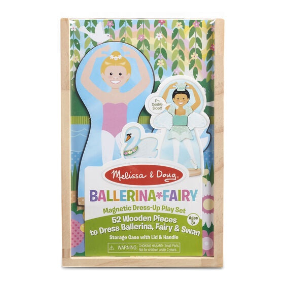 Melissa & Doug | Ballerina/Fairy Magnetic Dress up play Set
