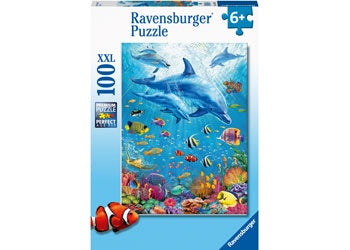 Ravensburger | 100pc | 128891 Pod of Dolphins