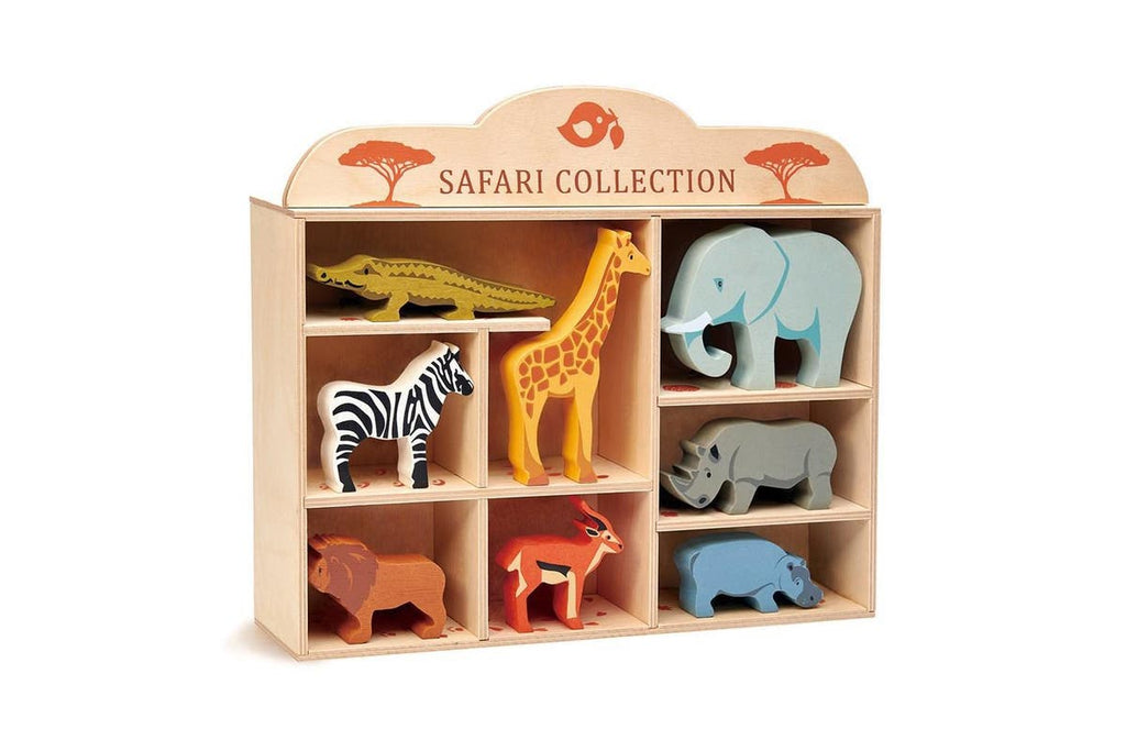 Tenderleaf | Wooden Animals | Safari | Display Box Set