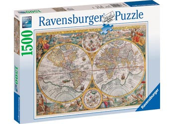 Ravensburger | 1500pc | 163861 World Map 1594
