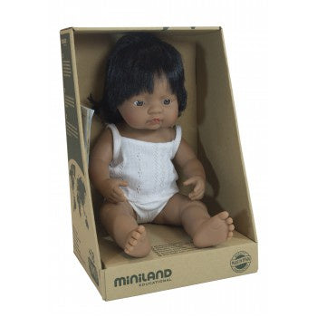 Miniland | 38 cm | Latin American Hispanic | Girl | Boxed
