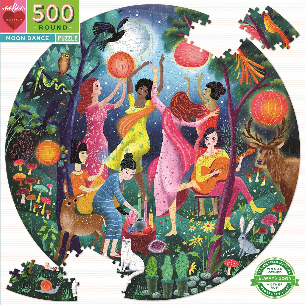 EeBoo | 500pc | Round | Moon Dance