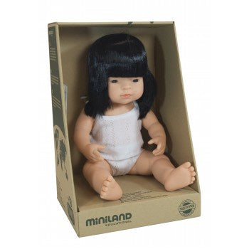 Miniland | 38cm | Asian | Girl | Boxed
