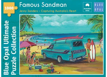 Blue Opal | 1000 pc | Jenny Sanders | Capturing Australia's Hearts | Famous Sandman