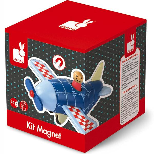Janod | Wooden Vehicles | Magnetic Plane