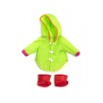 Miniland | 32cm | Raincoat & Wellingtons outfit