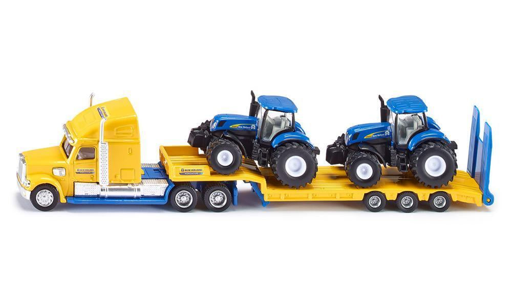 SIKU | 1805 Truck with 2 John Holland Tractors 1:87 Scale