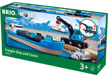 Brio | Trains | Freight Ship & Crane