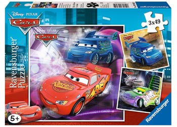 Ravensburger | 3x49pc | 093052 Disney On the Racetrack