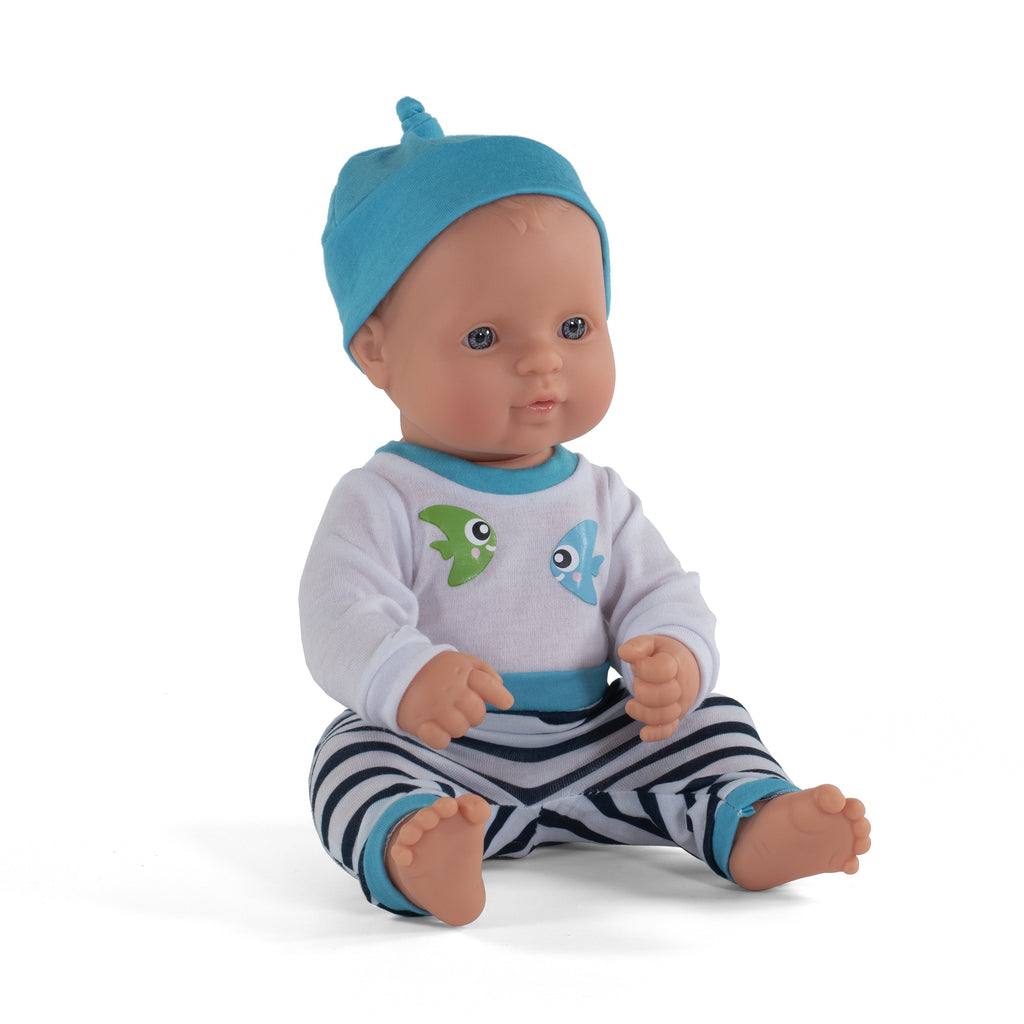 Miniland | 32cm | blue stripe PJ