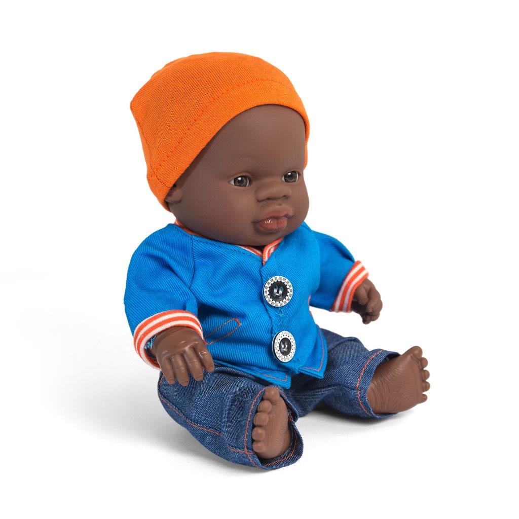 Miniland | 21cm | African | Boy | Polybag