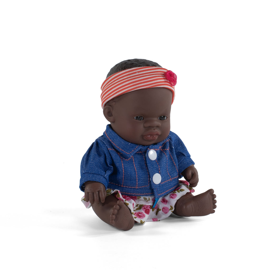 Miniland | 21cm | African | Girl | Boxed