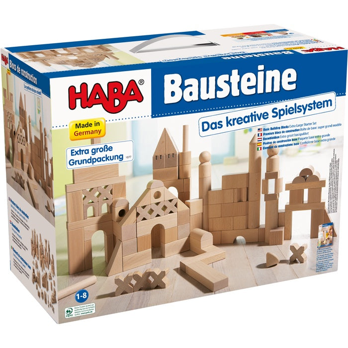 HABA | Natural Building Blocks XL Starter Set