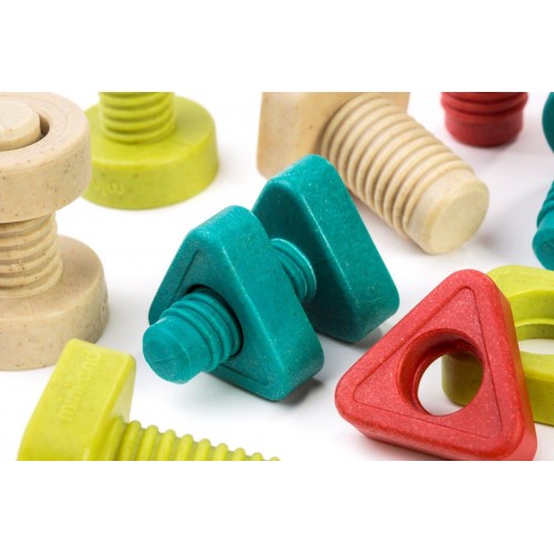 Miniland | ECO Activity Nuts & Bolts | 28 pieces