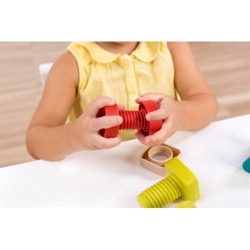 Miniland | ECO Activity Nuts & Bolts | 28 pieces