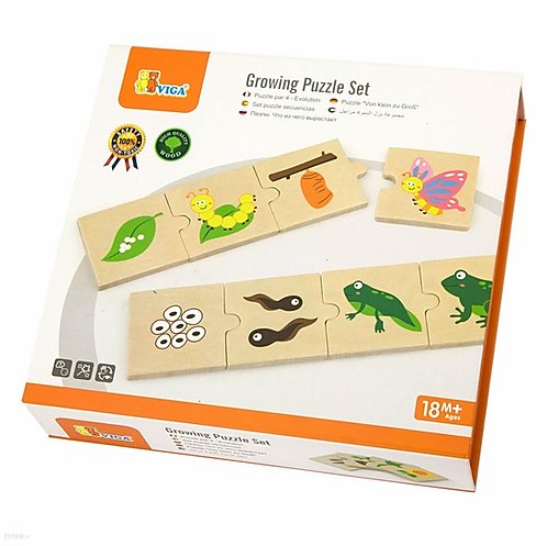 Viga | Wooden Growing Puzzle Set