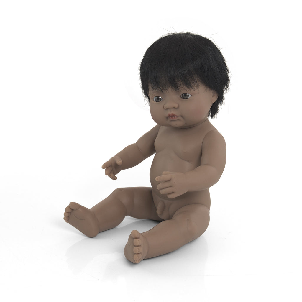Miniland | 38cm | Latin American Hispanic | Boy | Polybag