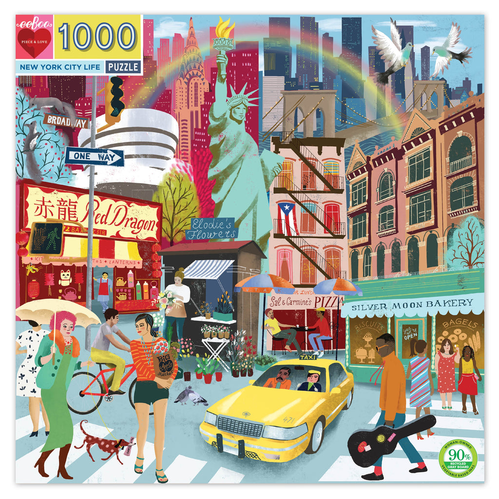 EeBoo | 1000pc Puzzle | New York City