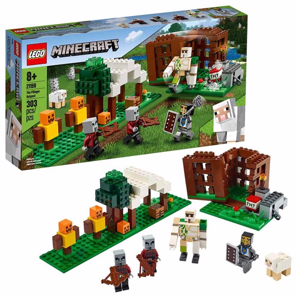 Lego Minecraft 21159 The Pillager Outpost Kids Play Toys
