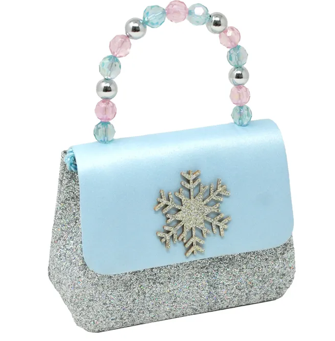 Pink Poppy | Frozen Themed Blue Handbag | BAJ117B