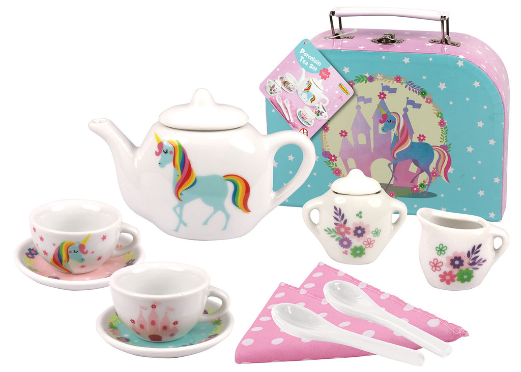 Porcelain Unicorn Tea Set | 13pcs