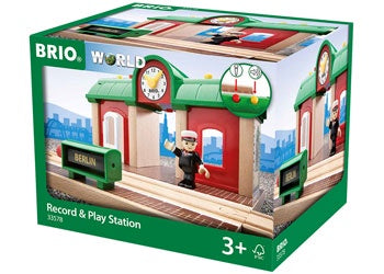 Brio record and play train station online
