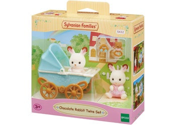 Sylvanian Families | Chocolate Rabbit Twins Set