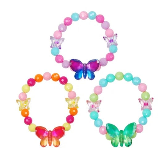 Pink Poppy | Ombre Butterfly Bracelet