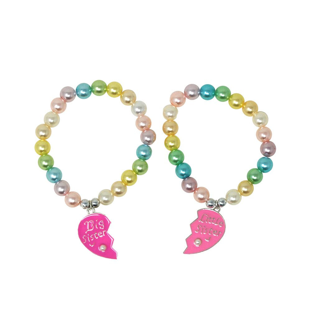 Pink Poppy | Big sister Little  sister pearl bracelet | BCM105