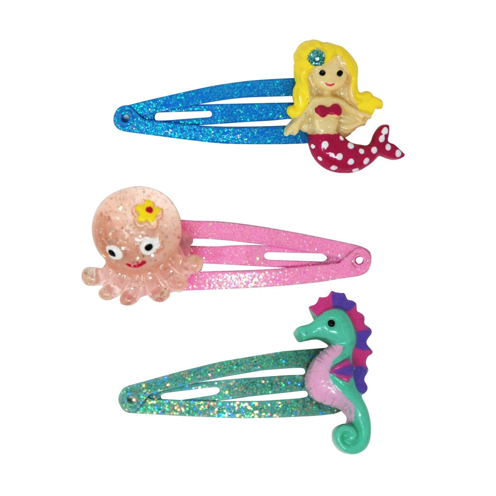 Pink Poppy | Mermaid  Hair Clip Set | HCG 148