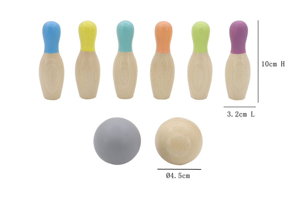 Kaper Kids | Kids Wooden Bowling Set