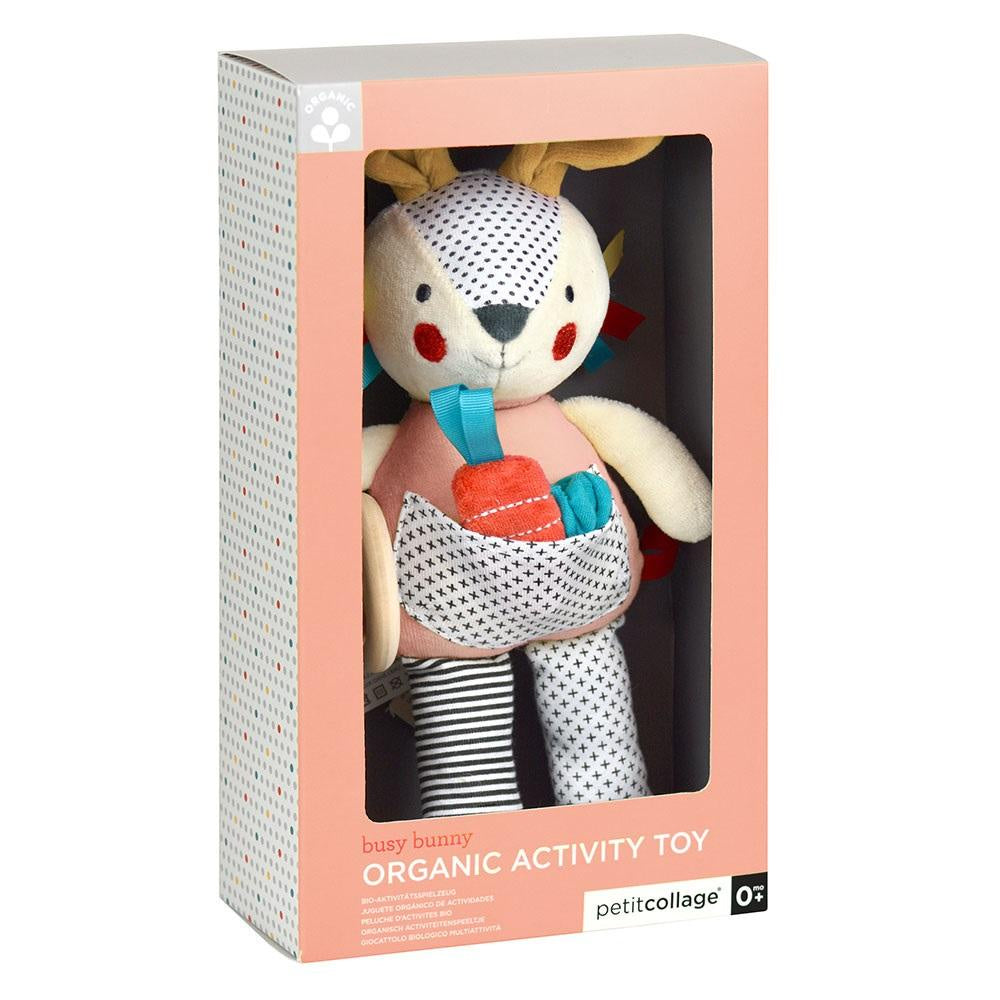 Petit collage | Busy Bunny | Organic Activity Toy