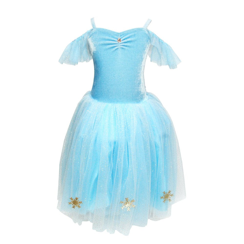 Pink Poppy | Snow Princess Snowflake Dress Size 3/4 | PDS104B