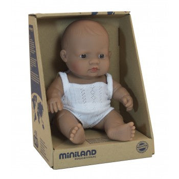 Miniland | 21cm | Latin American Hispanic | Girl | Boxed