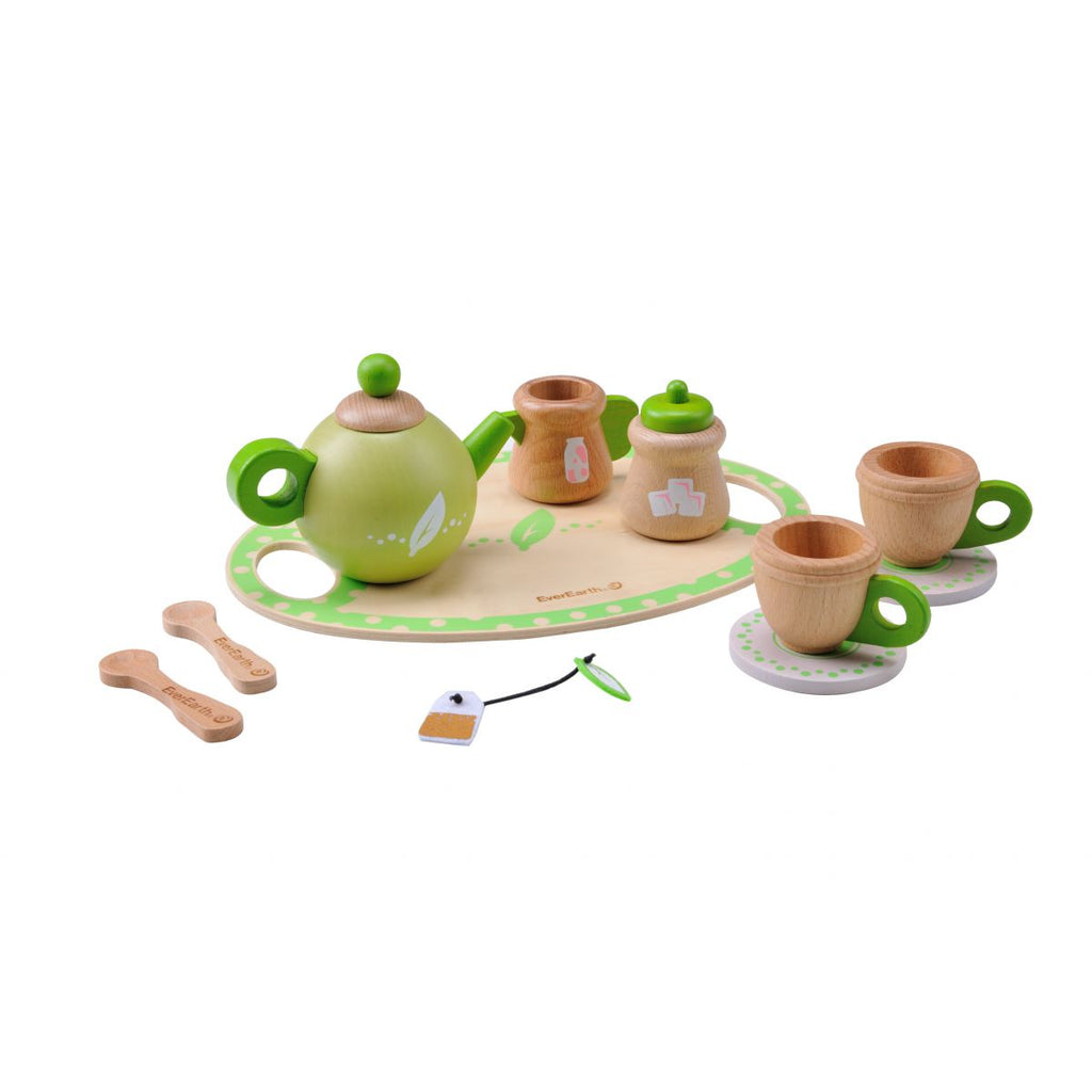 Everearth | Wooden Tea Set