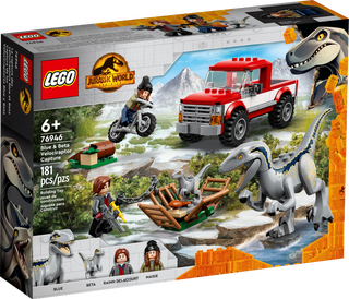 Lego | Jurassic World | 76946 Blue & Beta Velociraptor Capture
