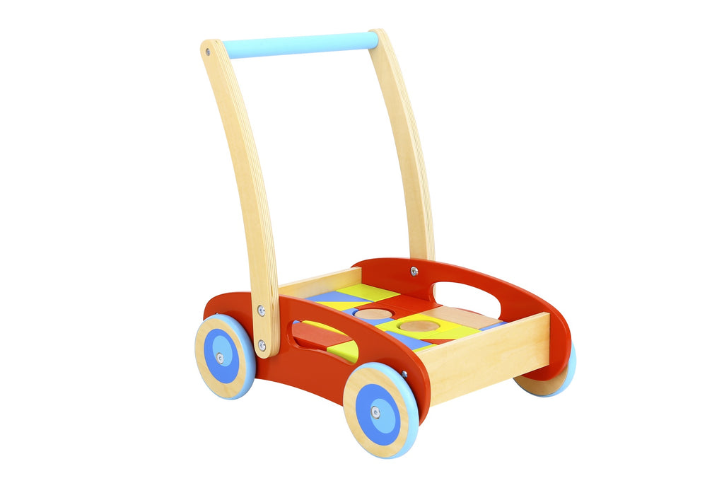 Tooky Toys | Baby Walker with Blocks