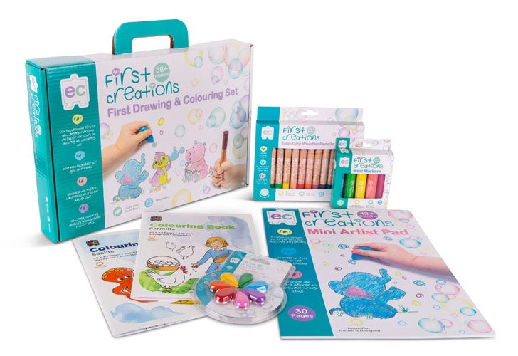 First Creations |  Drawing & Colouring Set