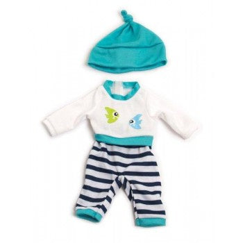 Miniland | 32cm | blue stripe PJ