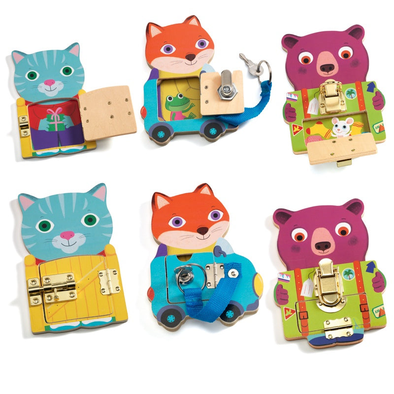 Djeco | Locktou | Animal lock game
