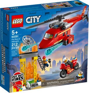 Lego | City | 60281 Fire Rescue Helicopter