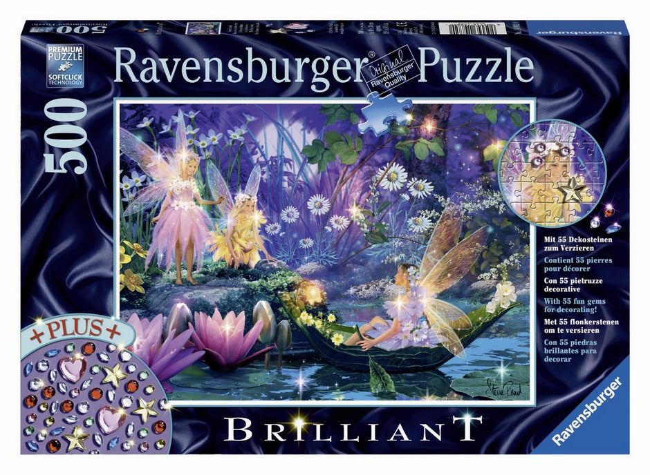 Ravensburger | 500pc | Brilliant Jewels | 148820 Fairy with Butterflies