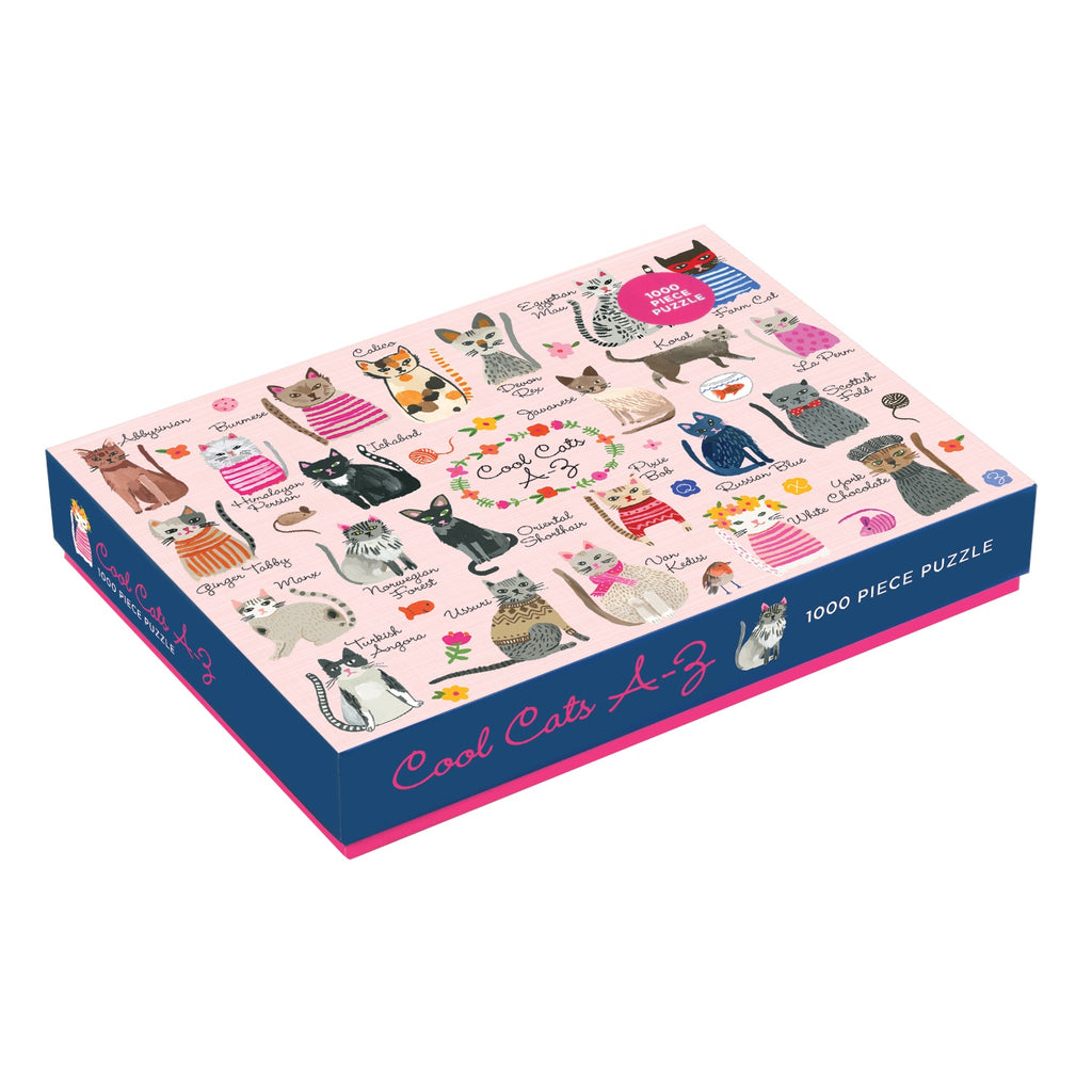 Mudpuppy | 1000pc | Cool Cats A-Z